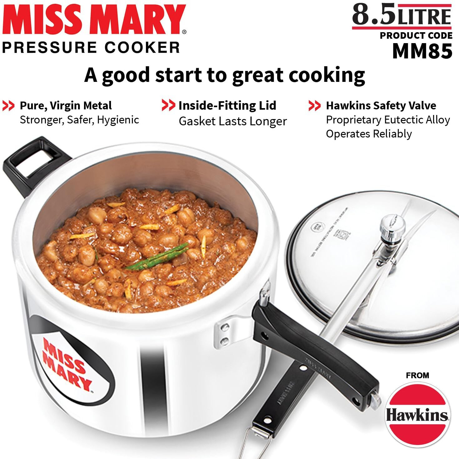 Miss Mary 8.5L Pressure Cooker