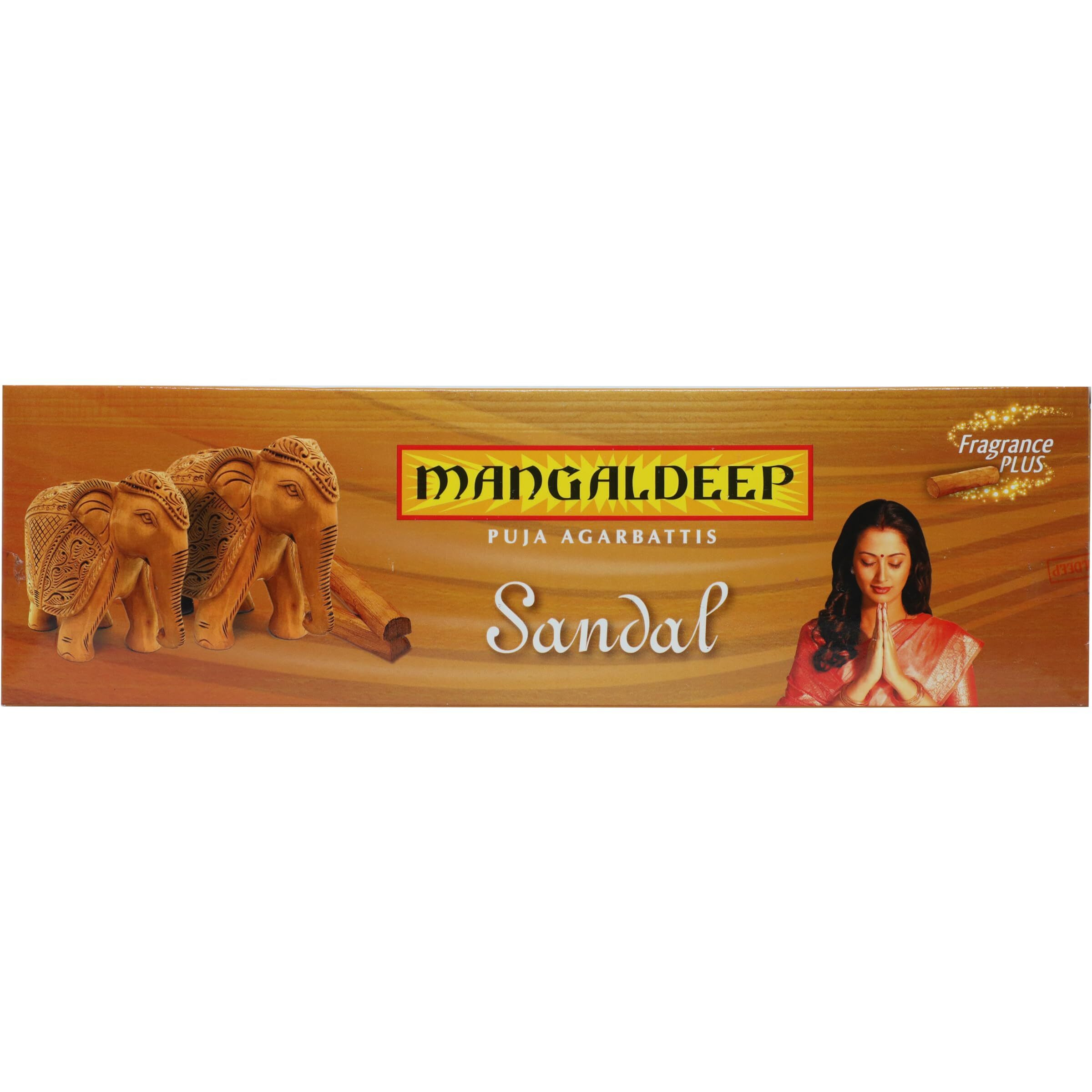 Mangaldeep Sandal Agarbatti - Pack of 84 /72Sticks