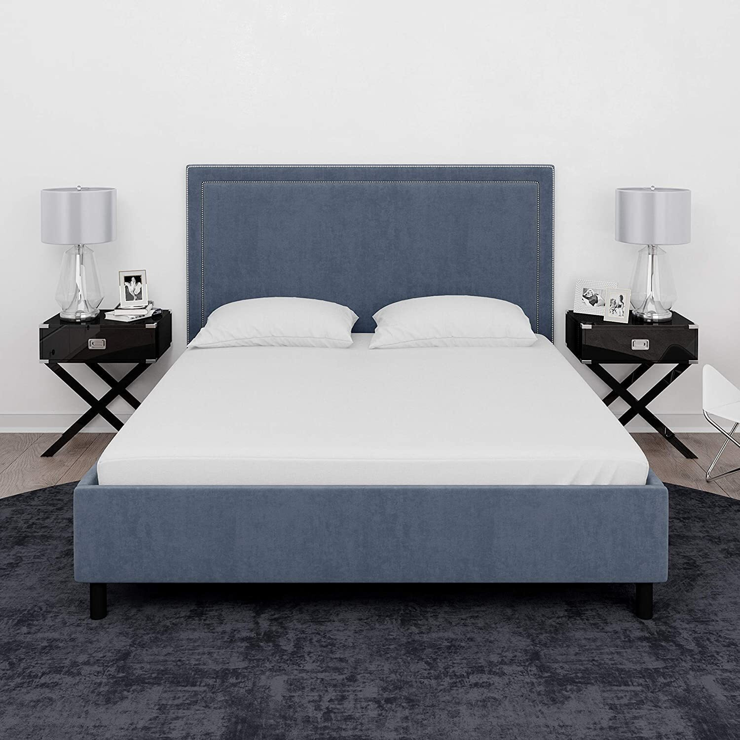 Mattress Protector Waterproof Bed Protector, Terry Cotton Feel Ultra Soft Mattress Topper, Hypoallergenic Bed Pad with Breathability - 72 x 72 Inch / 6 x 6 Feet - Double Bed Size - White