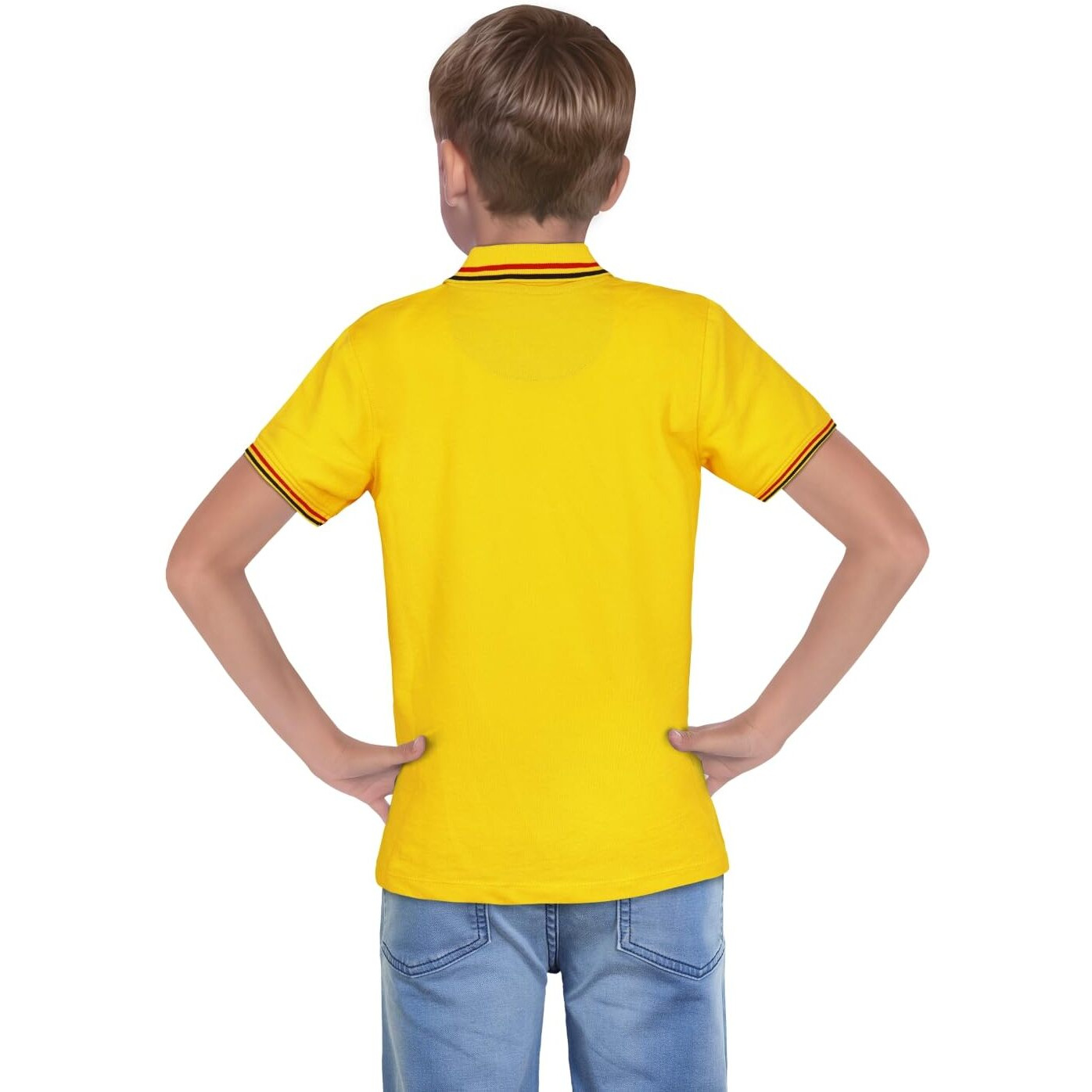 Allen Solly Junior Boys T-Shirt (Abkpcrgfx95087_16_Yellow_Yellow_15 Years-16 Years)