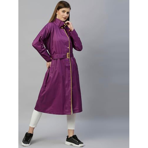Lymio Women raincoat || raincoat set for Women || raincoat for Women (Women RainCoat) (XL Purple)