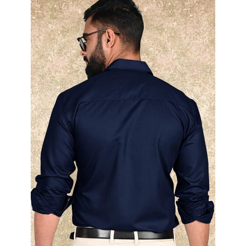 Tee Projekt Casual Shirt for Men Regular Fit Long Sleeve Shirt Suitable for Event Formal Wear