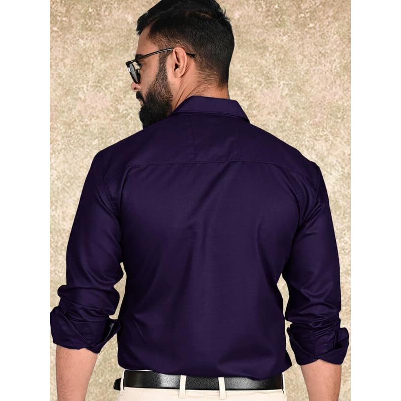 Tee Projekt Casual Shirt for Men Regular Fit Long Sleeve Shirt Suitable for Event Formal Wear