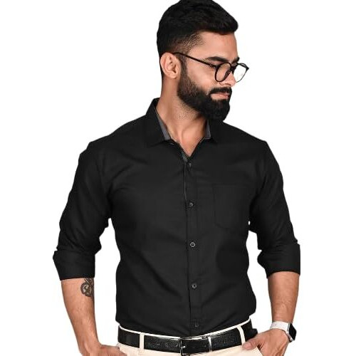 Tee Projekt Casual Shirt for Men Regular Fit Long Sleeve Shirt Suitable for Event Formal Wear