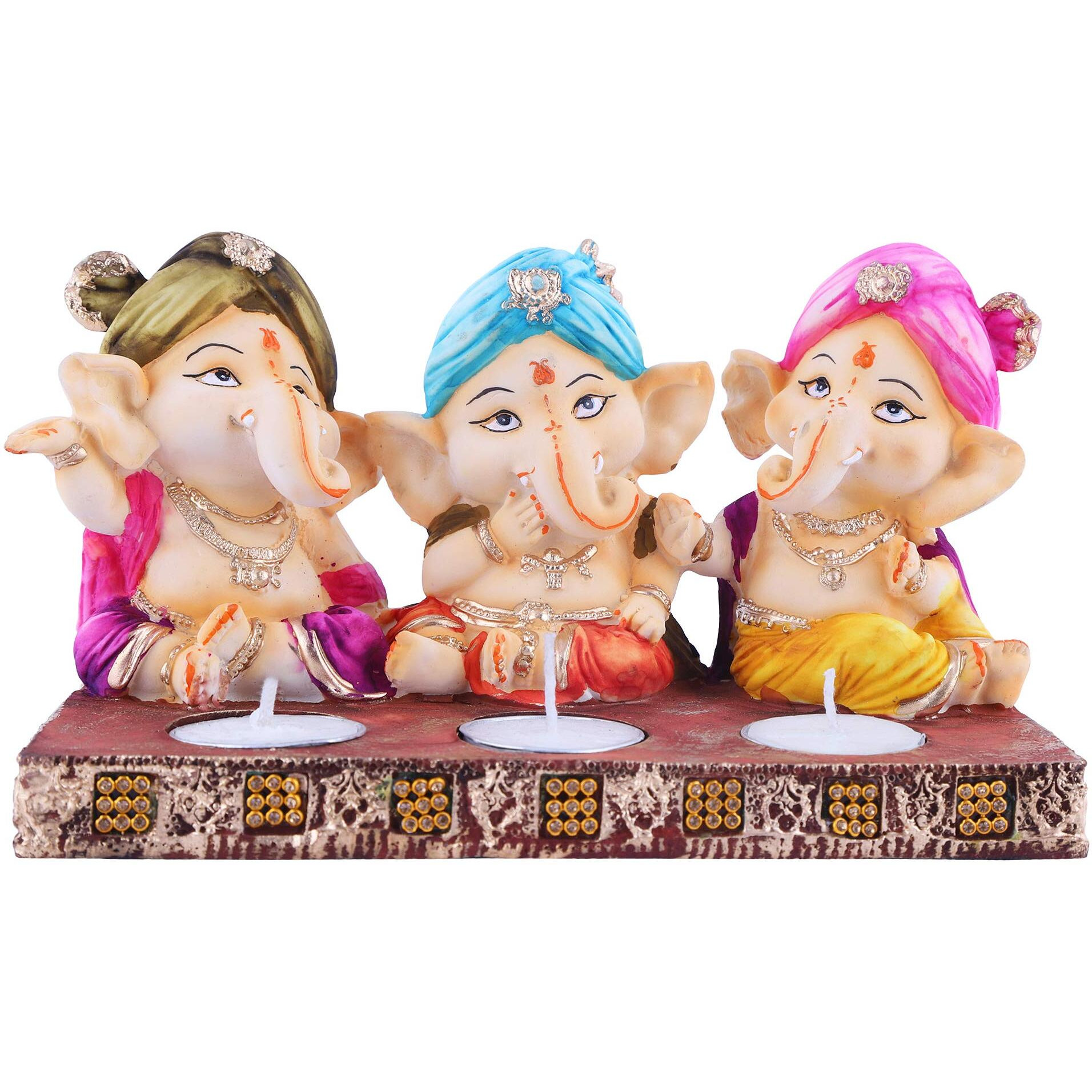 MARINERS CREATION Dancing Ganesha Idol for Gift & Home Decor | Ganesha Statue for Home | GANPATI Statue | SHOWPIECE for Home Decor House Warming Gift