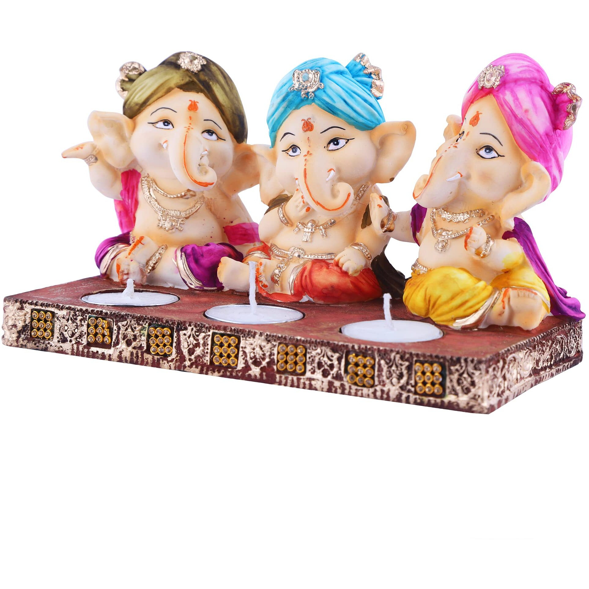 MARINERS CREATION Dancing Ganesha Idol for Gift & Home Decor | Ganesha Statue for Home | GANPATI Statue | SHOWPIECE for Home Decor House Warming Gift