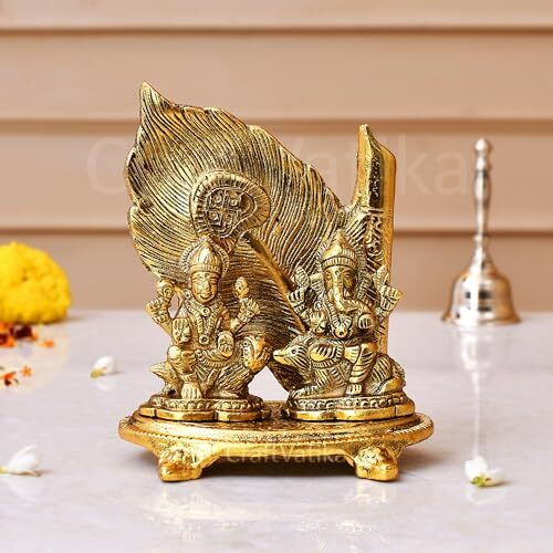 CraftVatika laxmi Lakshmi Ganesh Ganesha Statue Murti for Gift Items Home Puja, Home Decoration Items