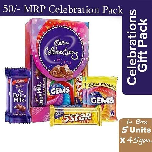 Rakhi for Brother Bhabhi with Cadbury Celebration Chocolates Pack, Rakhi Gift for Bhaiya Bhabhi with Rakshabandhan Greeting Card, Stone Studded Beaded Floral Rakhi for Brother Bhabhi with Cadbury,