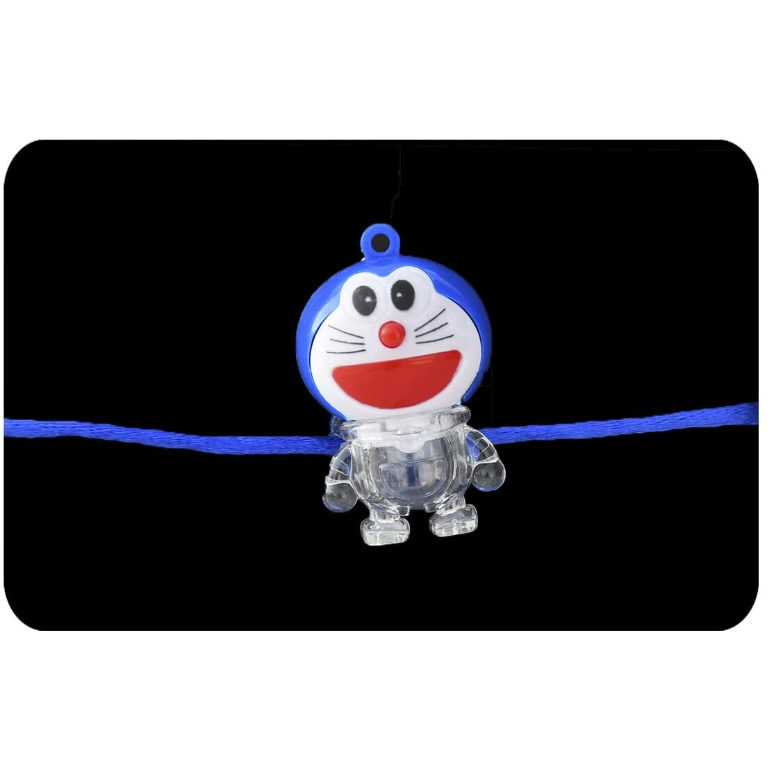 Saugat Traders Rakhi For Kids With Gems Surprise Ball(2 PCS) and Chopra Roli Chawal Pack,Girl-Boy-Cartoon-Combo(Pack of 2)