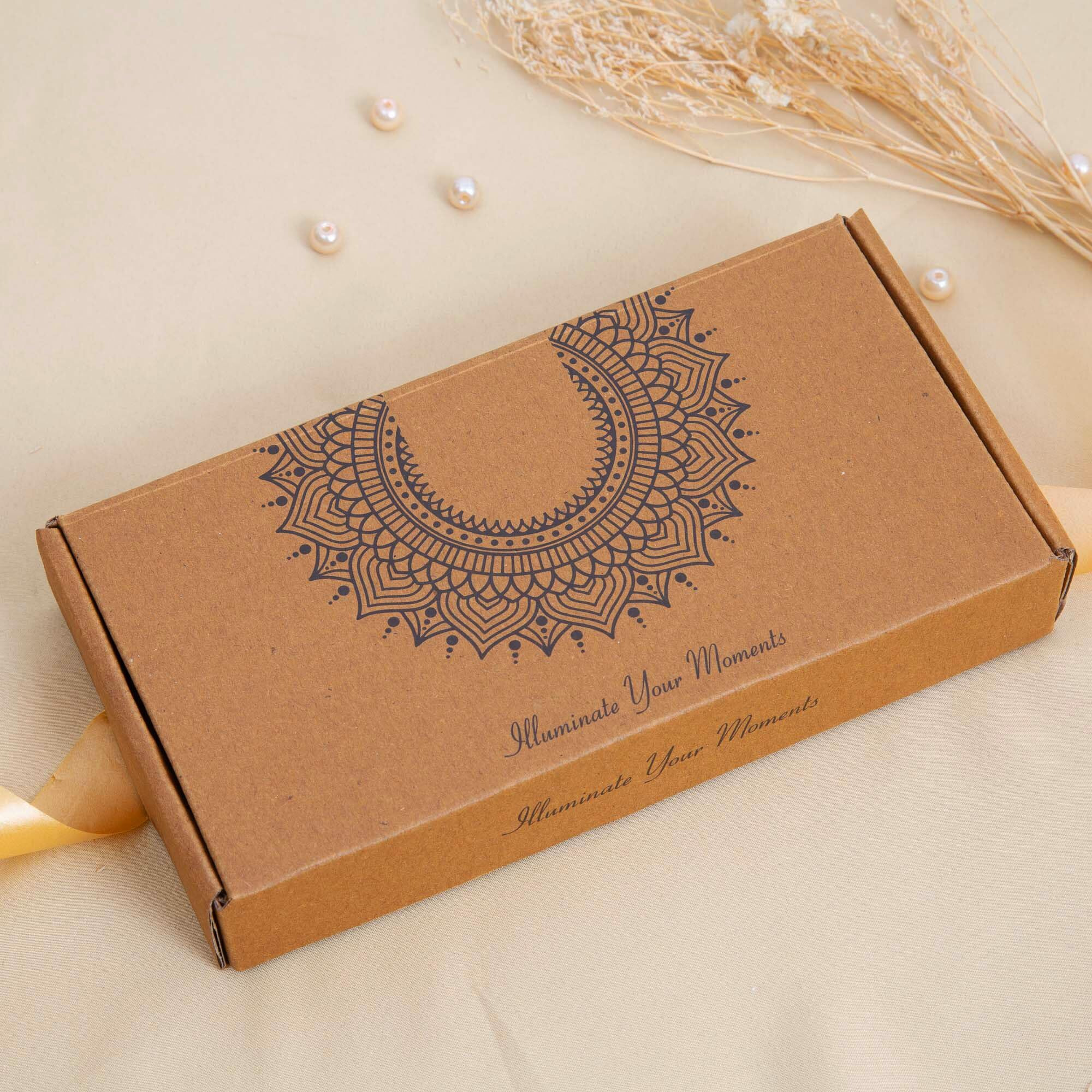 HomeSquare Tealight Holder Decorative Diwali Diya with Artificial Flowers & Tealights (Pack of 2)
