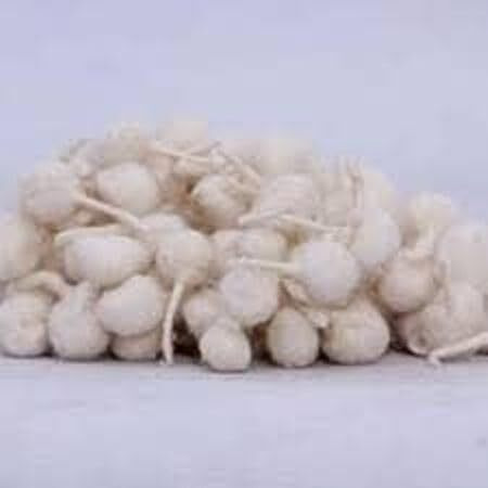 On Blow Pure Cotton Round Wicks Diya Batti / Phool Batti for Pooja Aarti Off-White Color (Pack of 100)