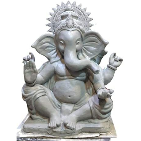 Ganesh Pottery Shadu Mati/Powder Best for Eco-friendly Ganesha Idol Making and Sculpting Art Clay (10kg)