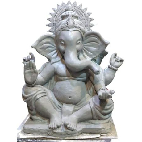 Ganesh Pottery Shadu Mati/Powder Best for Eco-friendly Ganesha Idol Making and Sculpting Art Clay (2kg)