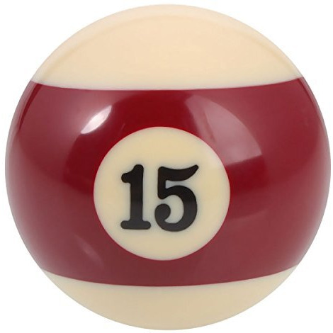 Laxmi Ganesh Billiard American Pool Ball (Brown & White, 15)