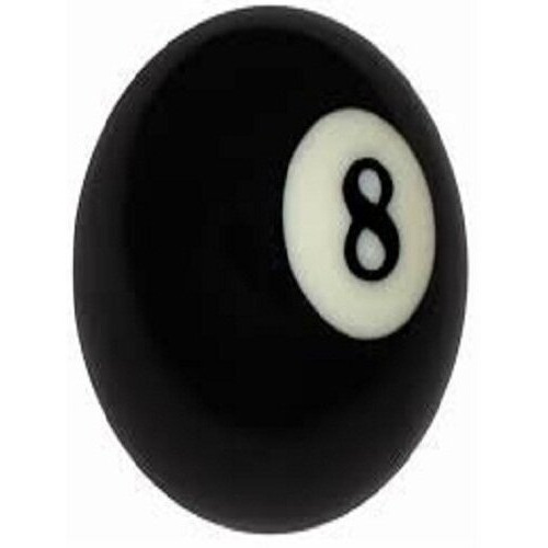 Laxmi Ganesh Billiard American Pool Ball (Black, 8)