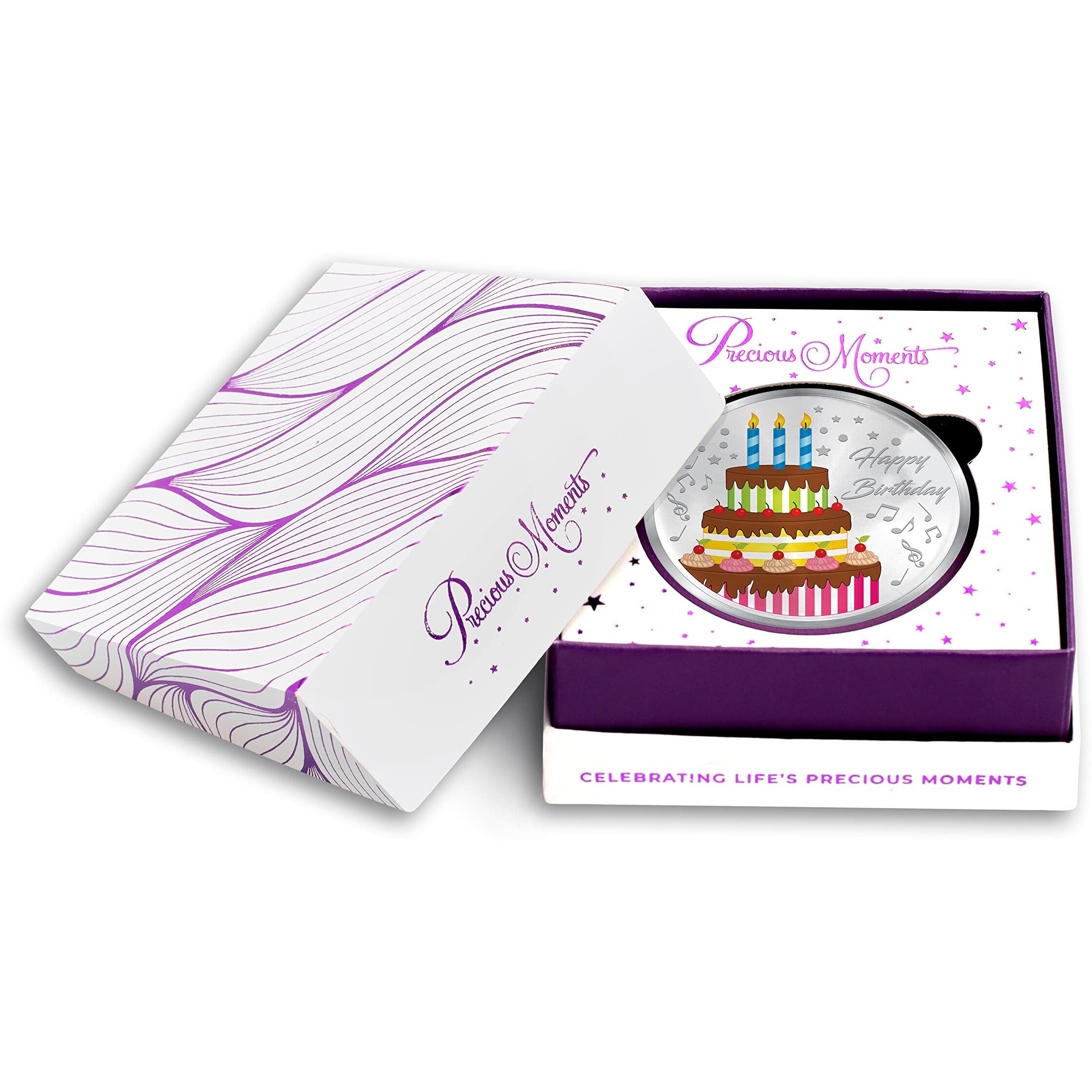 ACPL Precious Moments BIS Hallmarked Silver Coin Happy Birthday Celebration Ceremony Gift 50 gm 999 Pure