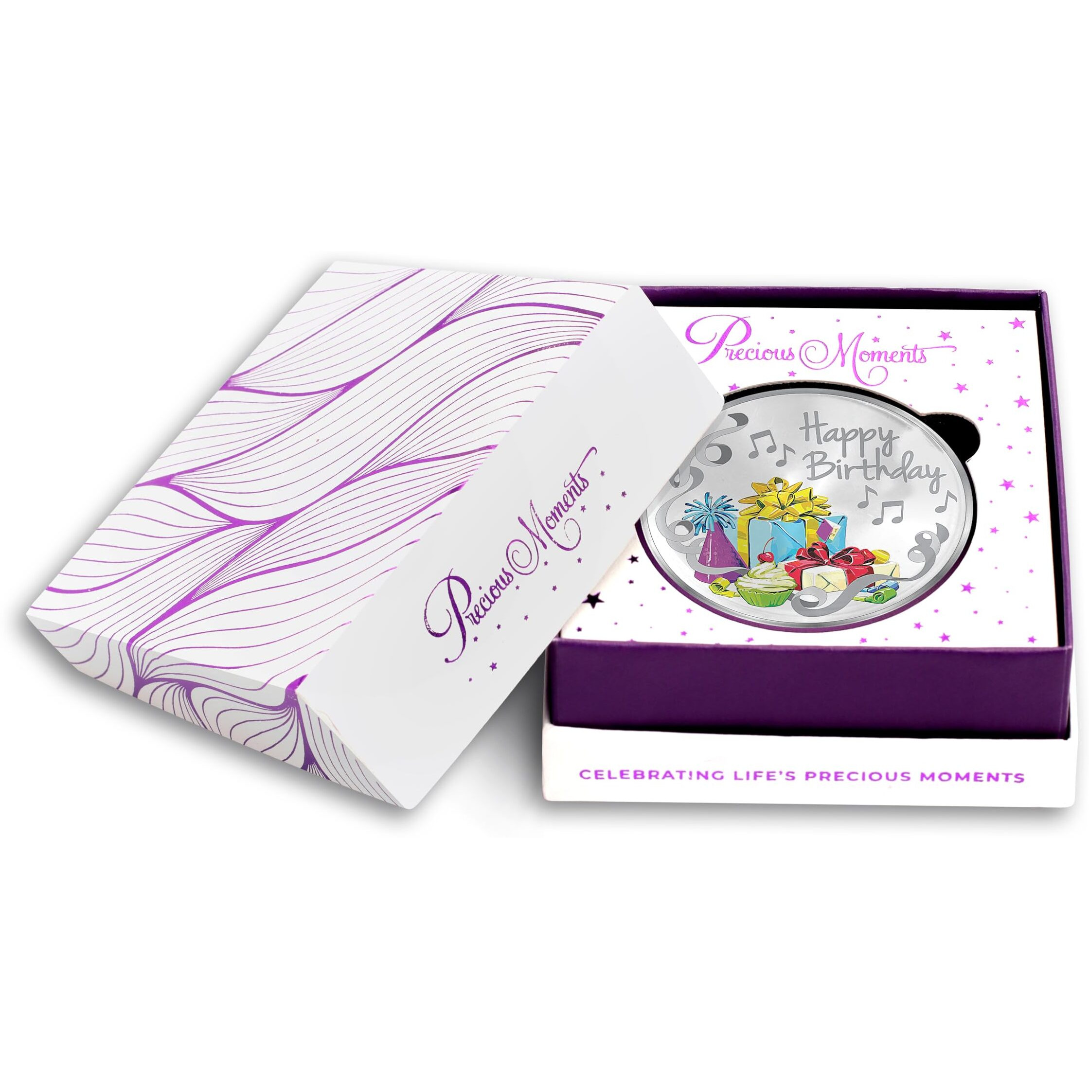 Precious Moments Happy Birthday 50 Gram Silver Coin BIS Hallmarked 999 Purity with Gift Box by ACPL