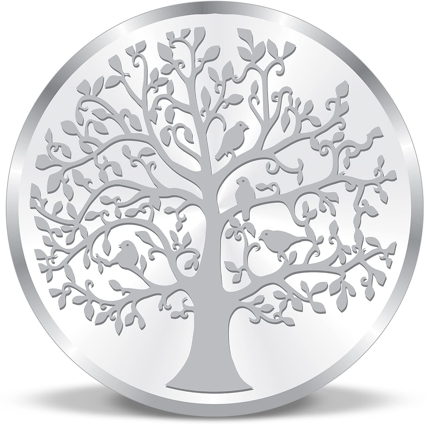 ACPL Precious Moments BIS Hallmarked 10 gram Silver Coin Banyan Tree 999 Pure