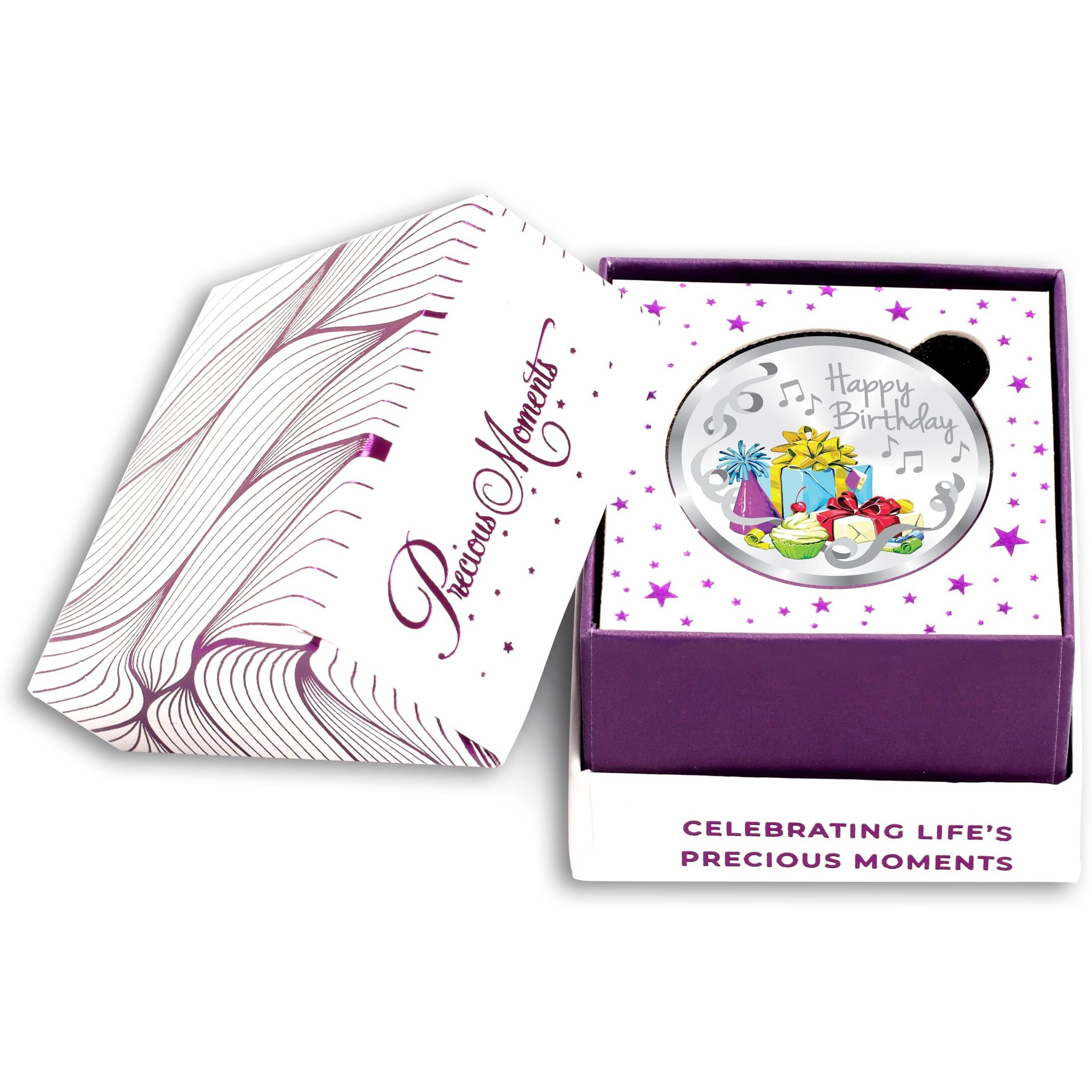 Precious Moments 10 Gram Birthday Silver Coin with Gift Box BIS Hallmarked 999 Pure by ACPL