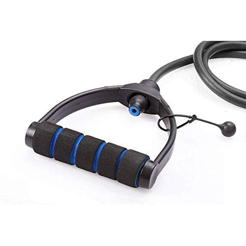 FirstFit Resistance Rubber Band Exercise Cord Professional Toning Tube Exerciser Exercise Band with Comfort Handles 35 to 40 Lbs, Assorted