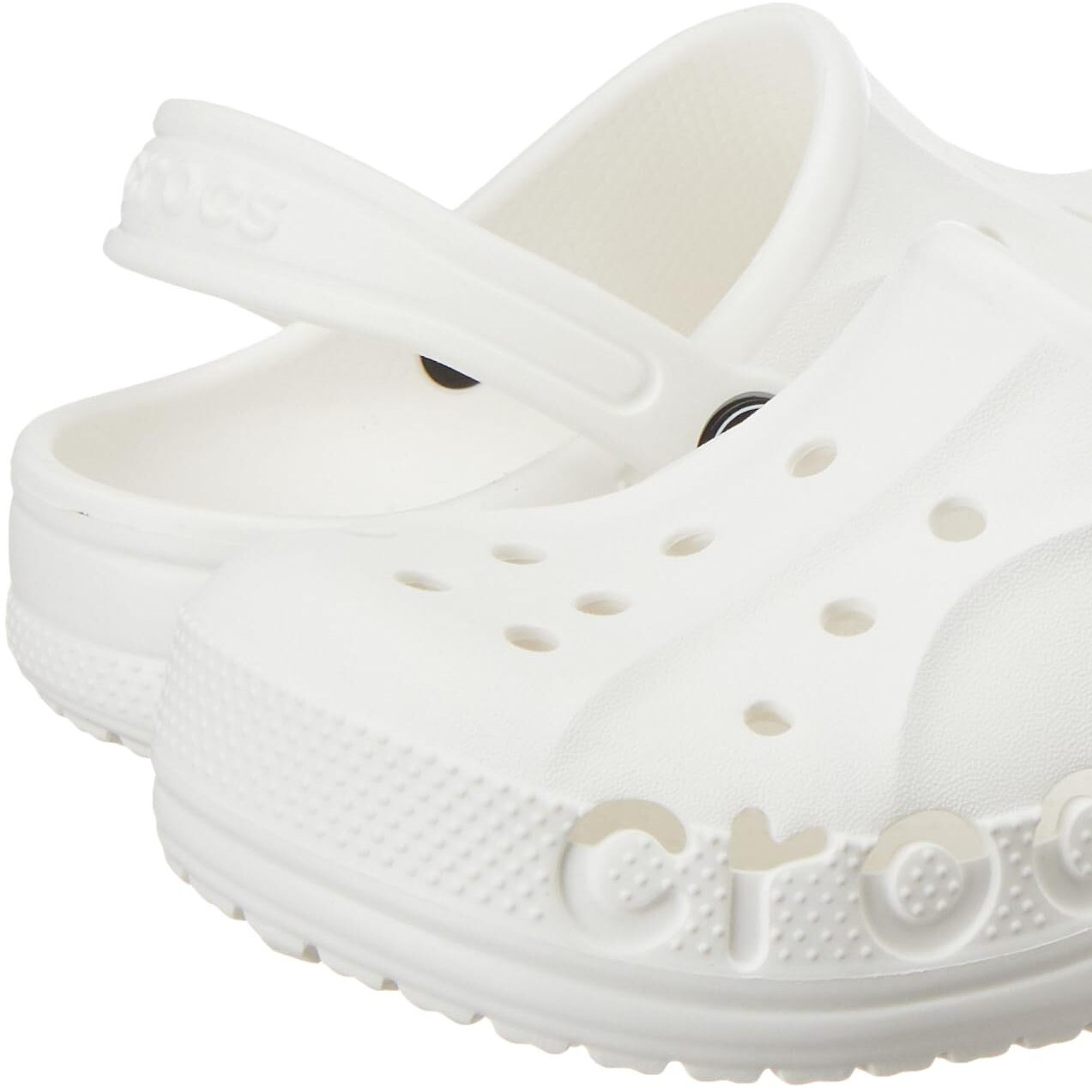 crocs Unisex-Child Baya Clog K White Clog - 8-9 Years, 2 UK, 21 cms (J2) (207013-100)