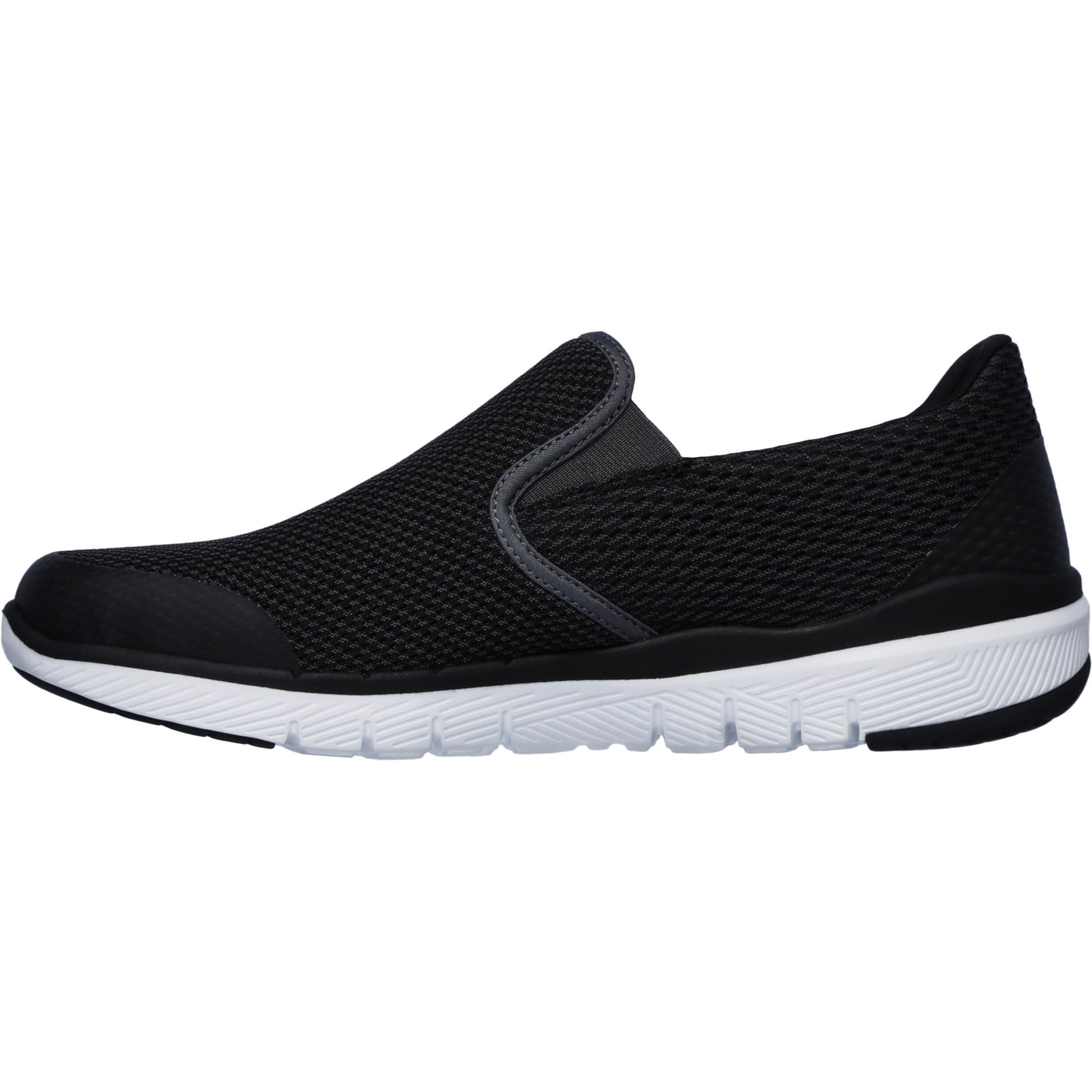 Skechers mens FLEX ADVANTAGE 3.0-MORWICK BLACK/WHITE Casual Shoe -6 UK (7 US) (52961)