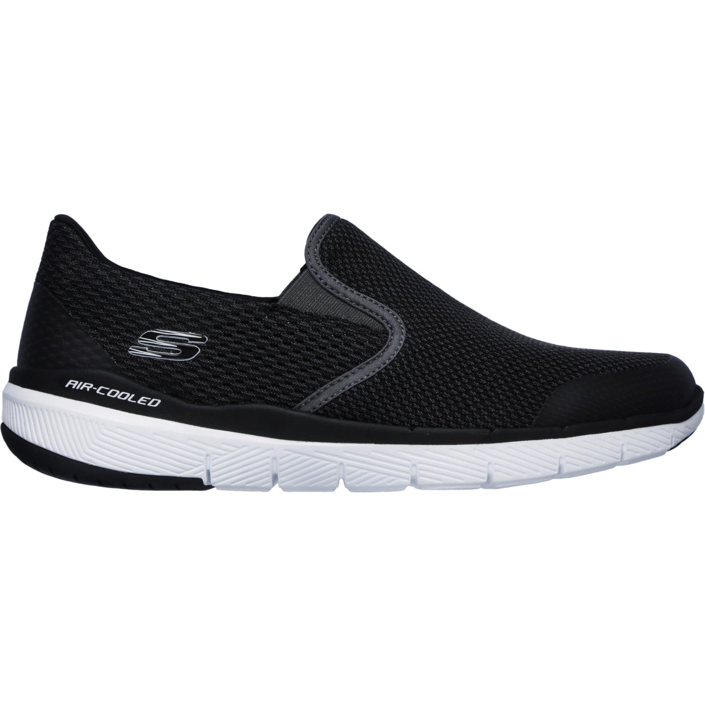 Skechers mens FLEX ADVANTAGE 3.0-MORWICK BLACK/WHITE Casual Shoe -6 UK (7 US) (52961)