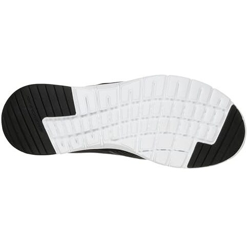 Skechers mens FLEX ADVANTAGE 3.0-MORWICK BLACK/WHITE Casual Shoe -6 UK (7 US) (52961)