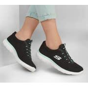 Skechers Womens Summits - Cool Classic Black Shoes - 6 UK (9 US) (Summits - Cool Classic-Black-6)