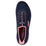 Skechers Womens Summits - Cool Classic NVY/PNK Sneaker - 3 UK (6 US) (149206ID-NVPK)