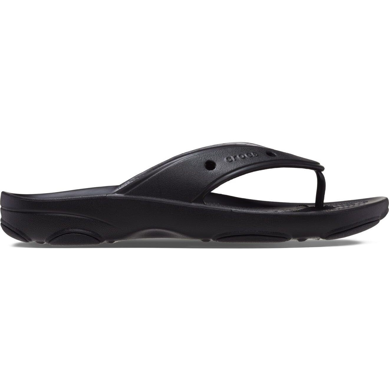 crocs unisex-adult Clscallterflip Black Flip Flop - 10 UK (207712)