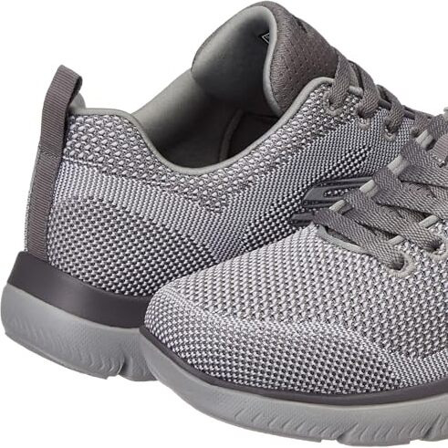 Skechers Mens Summits - Brisbane Light Gray Sneaker - 8 UK (9 US) (232057ID-LTGY)