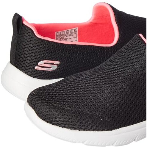 Skechers Womens Summits - 896223ID Black/HOT Pink Casual Shoe - 6 UK (9 US) (896223ID-BKHP)