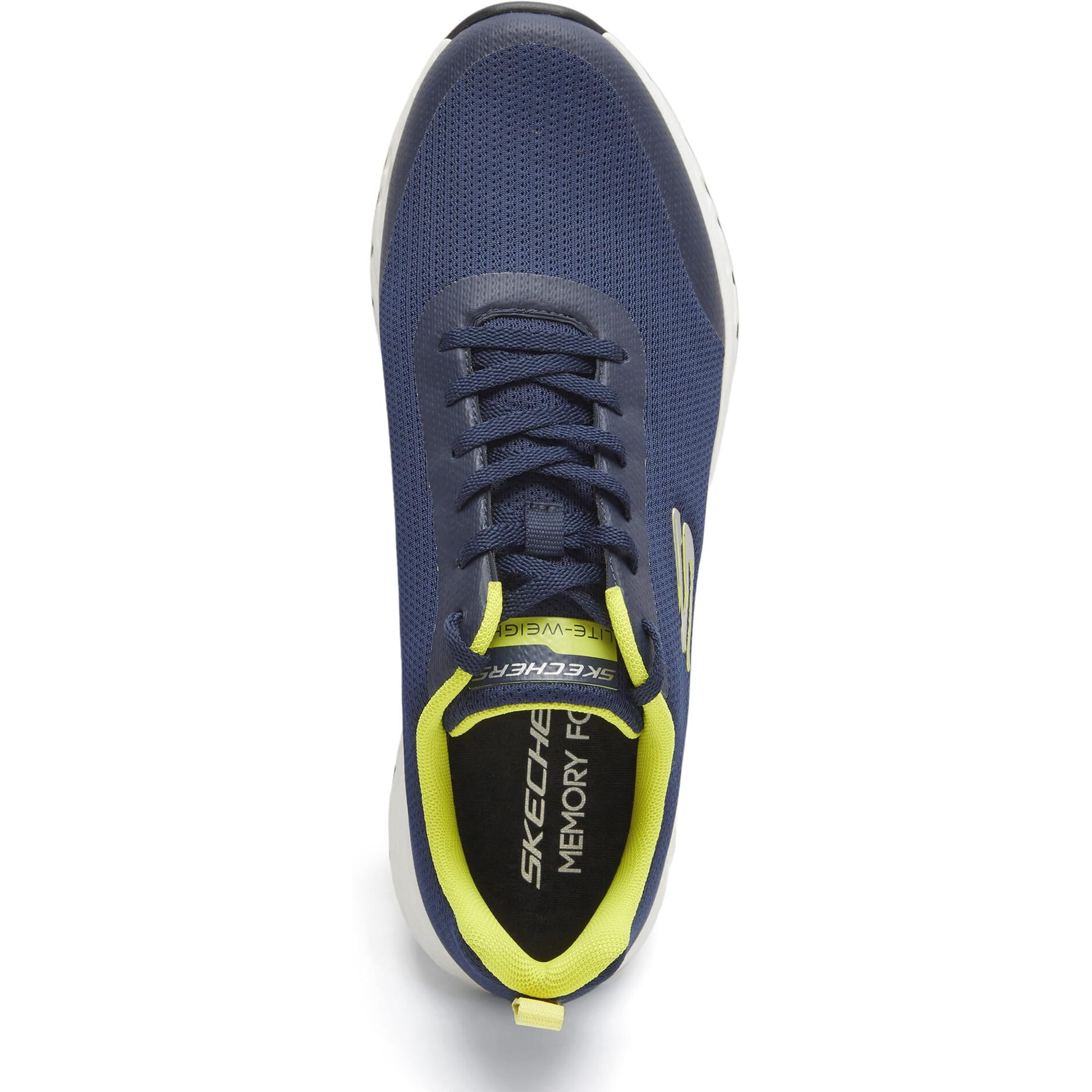 Skechers Terrenex Synthetic Mesh Lace Up Men's Casual Shoes (Navy, Size_08)
