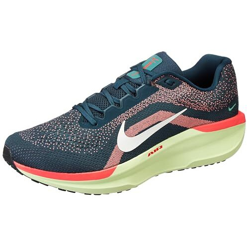 NIKE AIR Winflo 11-Armory Navy/HOT Punch-Barely VOLT-FJ9509-403-12UK
