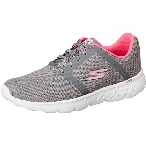 Skechers Womens Go Run 400 Charcoal/HOT Pink Running Shoe - 5 UK (8 US) (896167ID-CCHP)