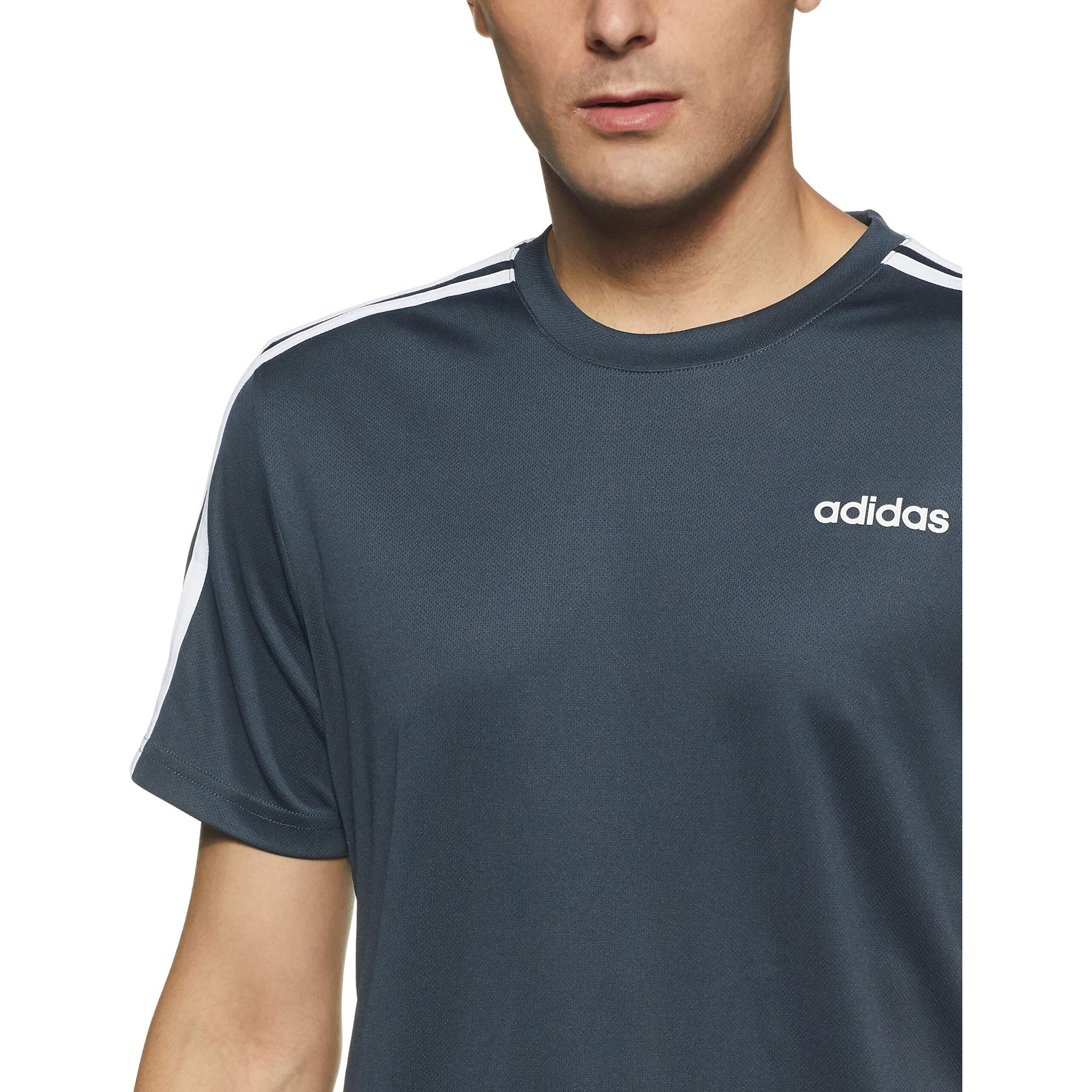 Adidas Men Polyester CLASSIC 3S TEE,Sports T-Shirts,BOONIX , Medium