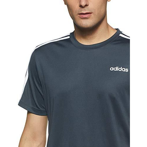 Adidas Men Polyester CLASSIC 3S TEE,Sports T-Shirts,BOONIX , Medium