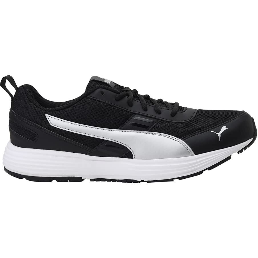 Puma mens Draco Black-Silver Sneaker - 9 UK (36853501)