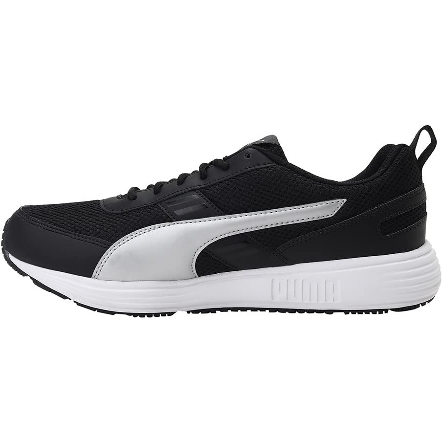 Puma mens Draco Black-Silver Sneaker - 9 UK (36853501)