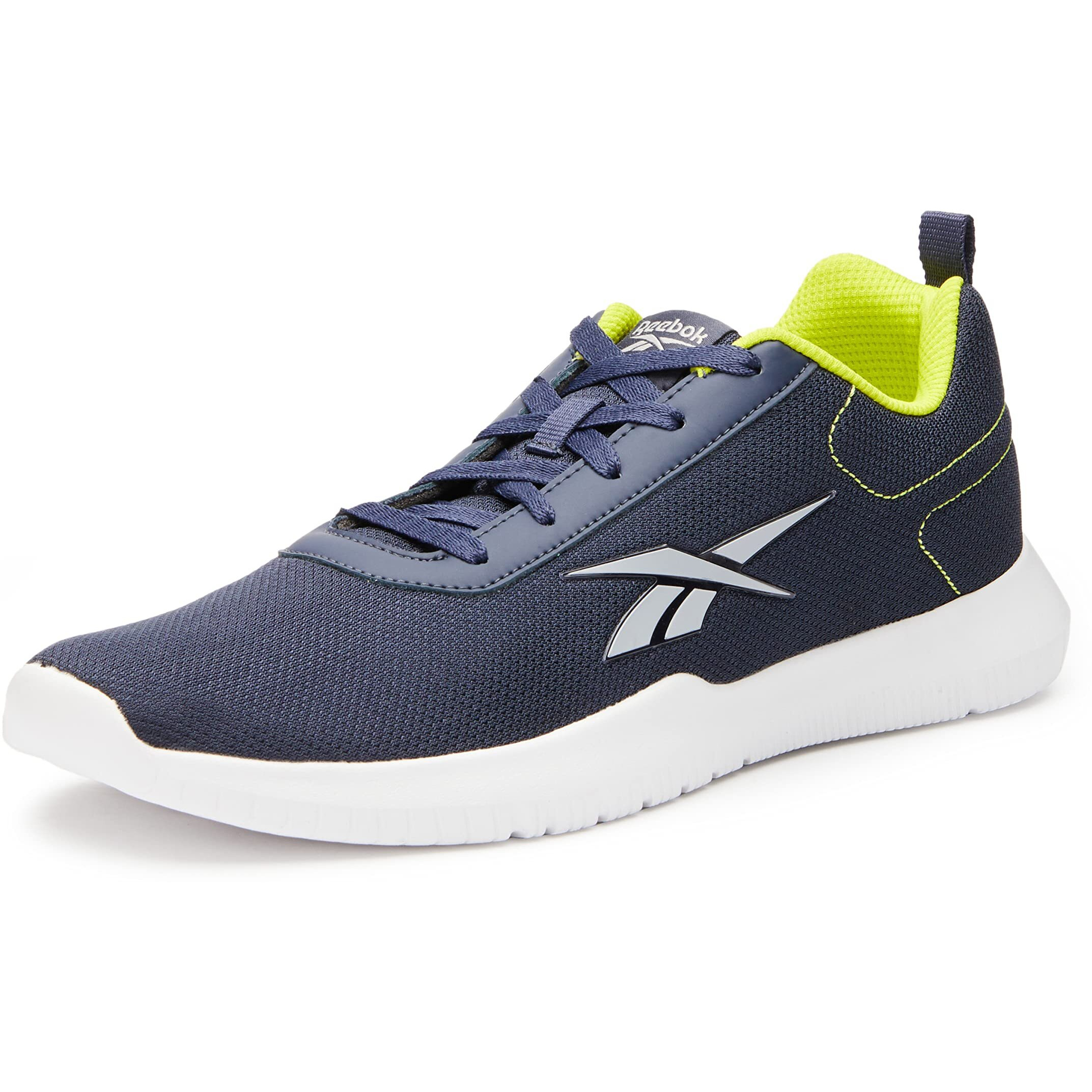 Reebok Men's Advent Tr Heritage Navy-SEMI Solar Yellow Walking Shoe-7 Kids UK (EW4250)
