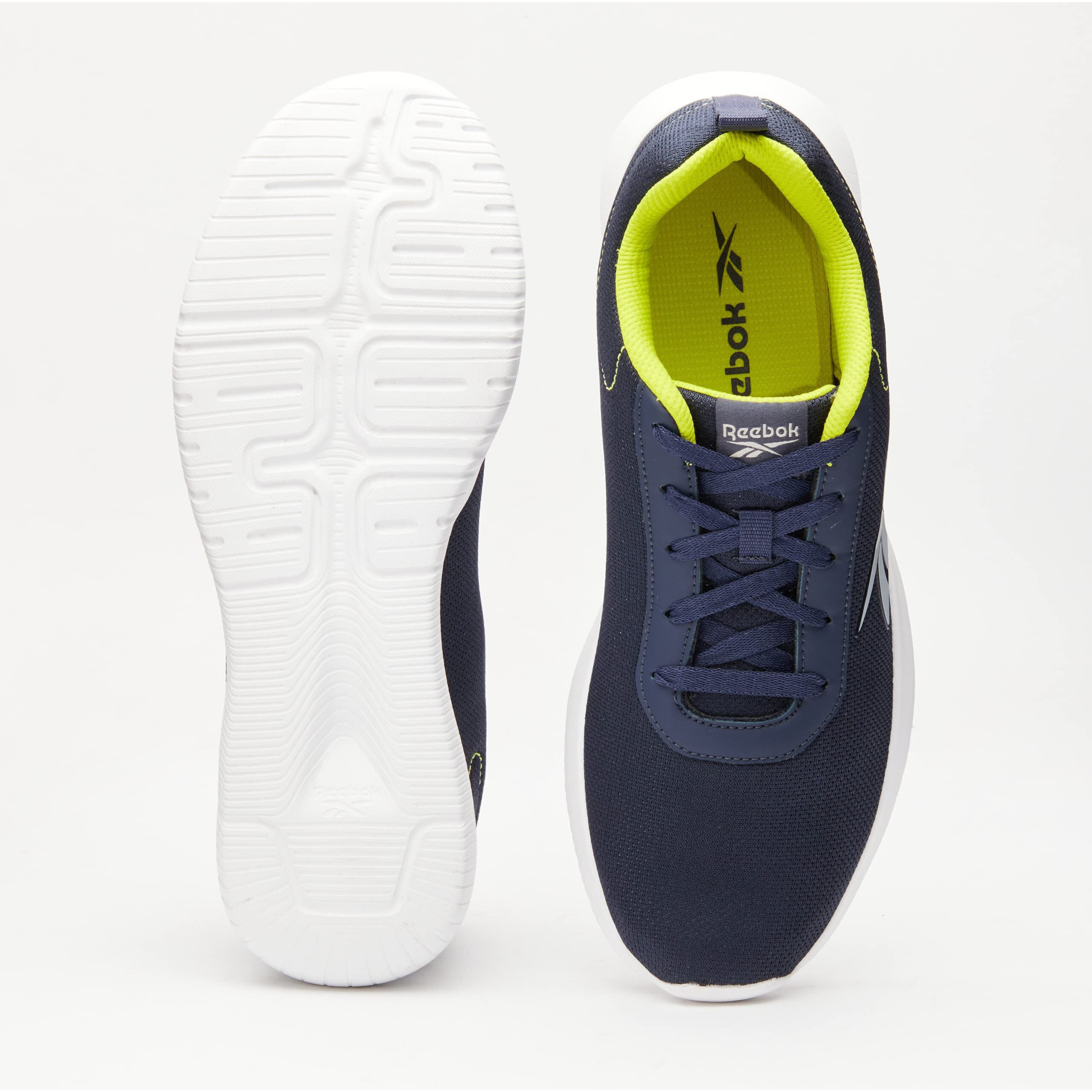 Reebok Men's Advent Tr Heritage Navy-SEMI Solar Yellow Walking Shoe-7 Kids UK (EW4250)