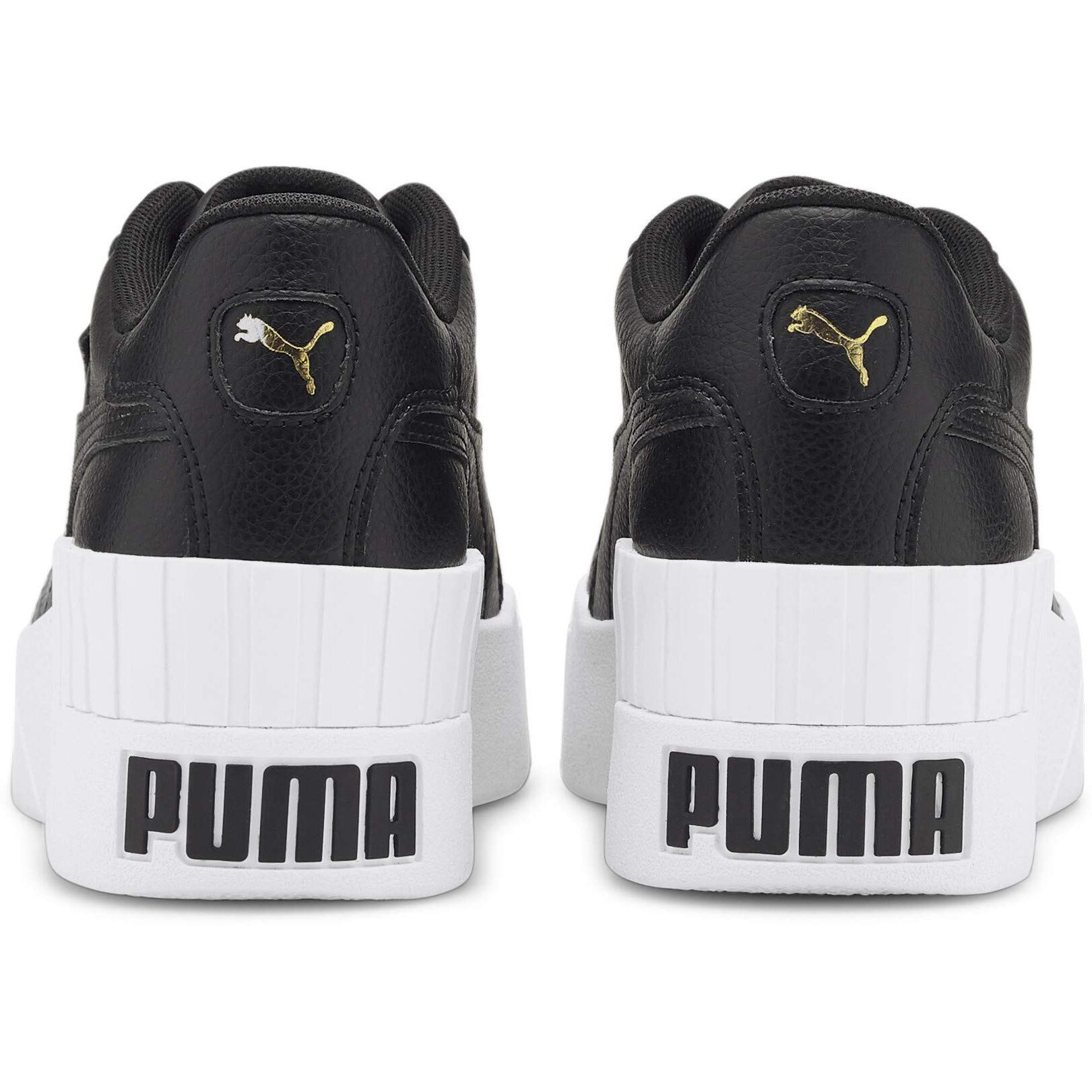 Puma Womens Cali Wedge Wns Black-White Sneaker - 7 UK (37343802)