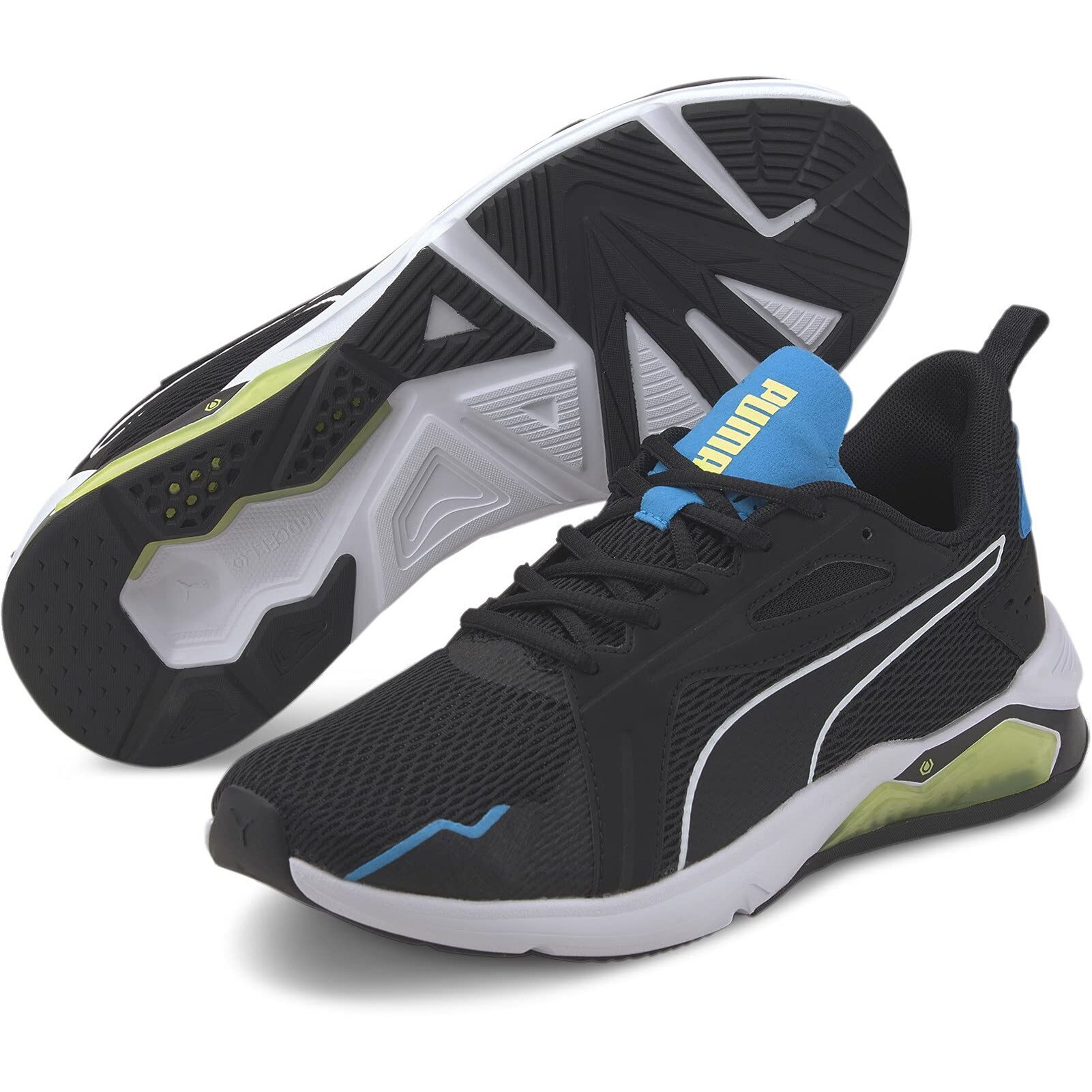 Puma Mens LQDCELL Method Black-Nrgy Blue-Fizzy Yellow Training Shoe - 10UK (19368504)