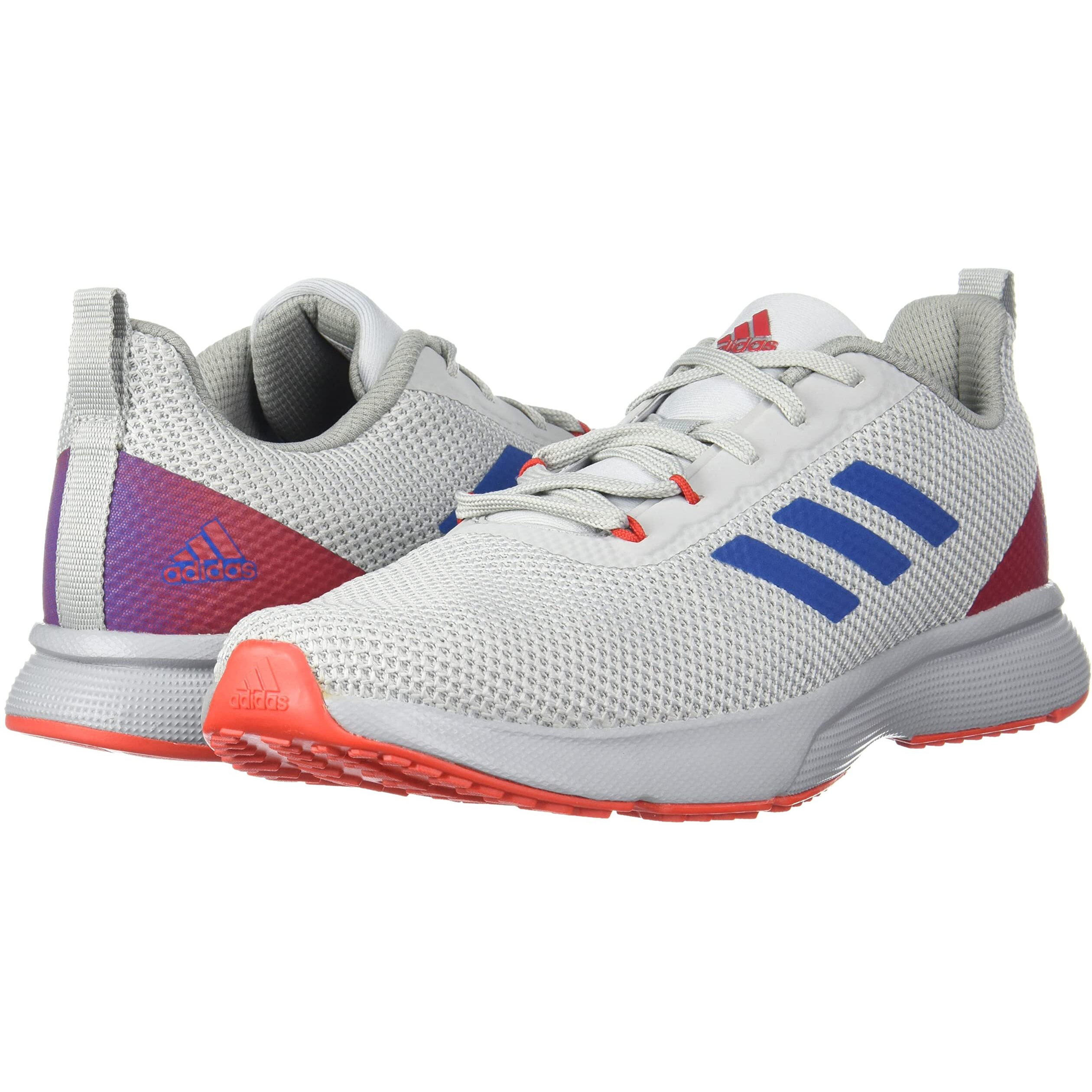 adidas Men's Mesh Glowrun Reflective M Stone/Drkroy/Vivred Running Shoes - 9 UK
