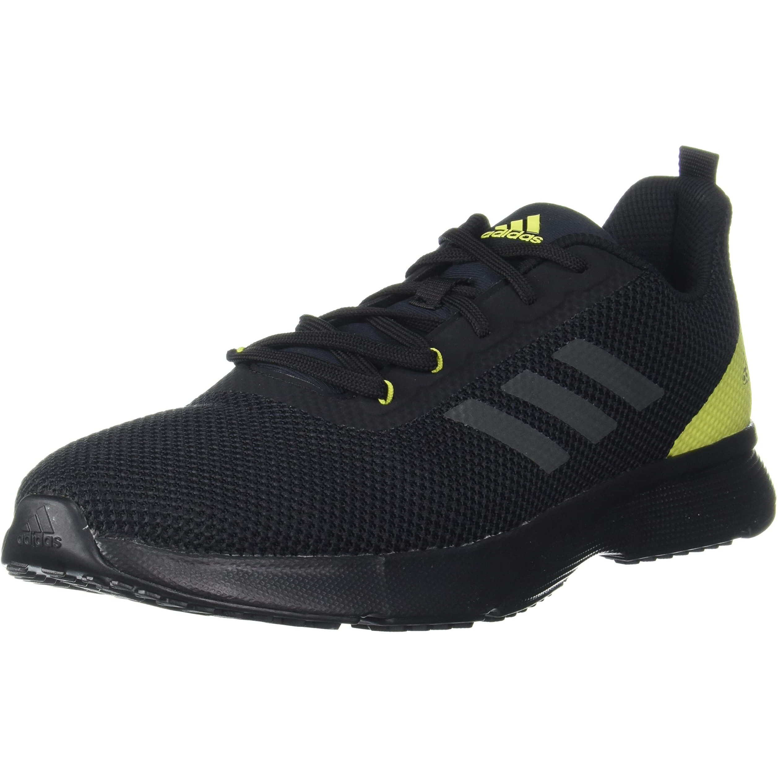 Adidas Mens Glowrun Reflective M CBLACK/GRESIX/ACIYEL Running Shoe - 9 UK (EY2991)