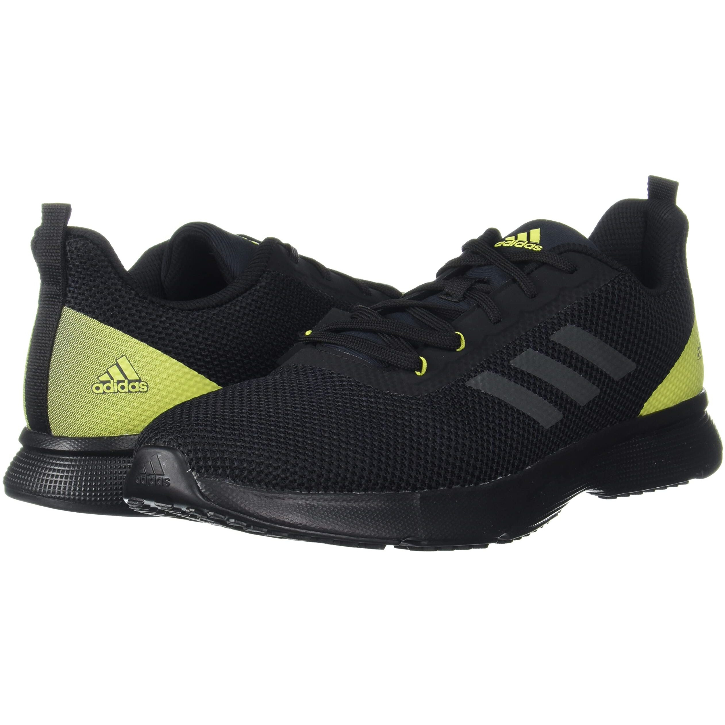 Adidas Mens Glowrun Reflective M CBLACK/GRESIX/ACIYEL Running Shoe - 9 UK (EY2991)