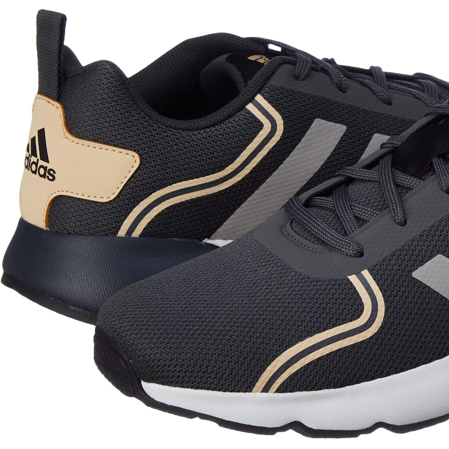 Adidas Men Synthetic RayRun M Running Shoe GRESIX/DOVGRY/MAGBEI/CBLACK (UK-9)