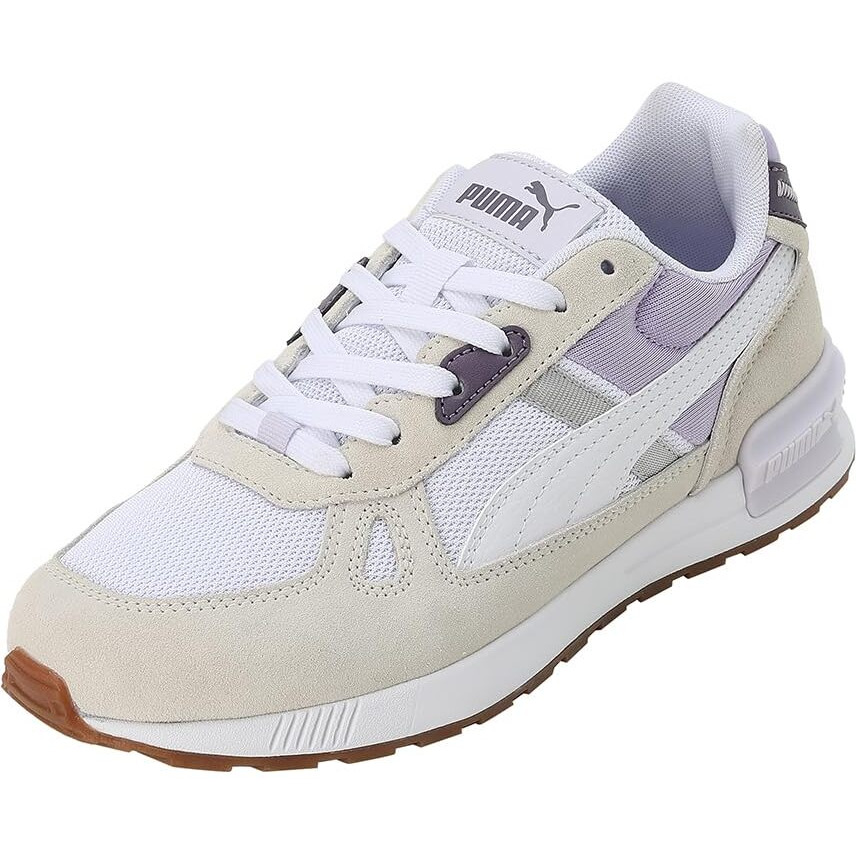 Puma Unisex-Adult Graviton Pro Vapor Gray-White-Vivid Violet Sneaker - 10UK (38073624)