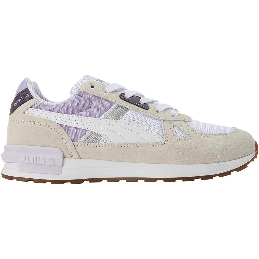 Puma Unisex-Adult Graviton Pro Vapor Gray-White-Vivid Violet Sneaker - 10UK (38073624)